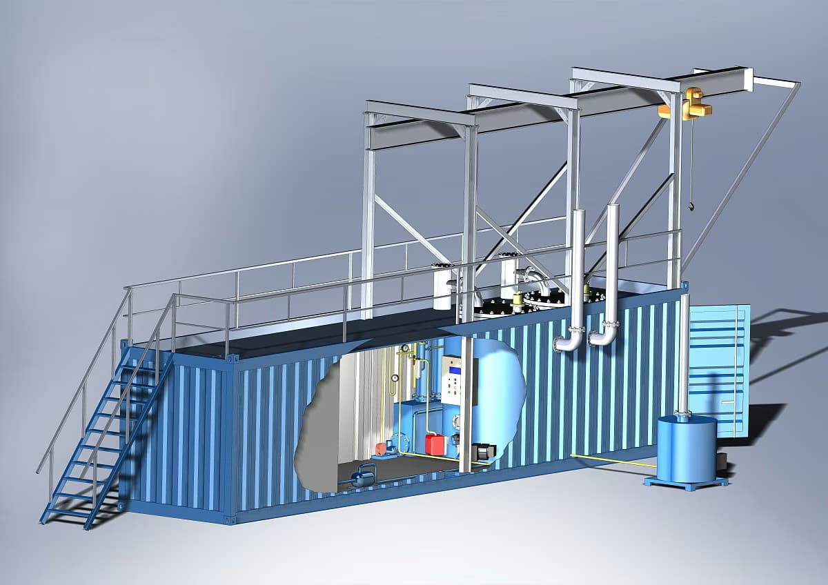 Пиролизные установки AXE Machinery — переработка шин, масел и пластика в топливо — фото 5
