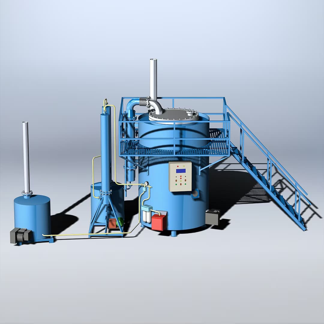 Пиролизные установки AXE Machinery — переработка шин, масел и пластика в топливо — фото 10