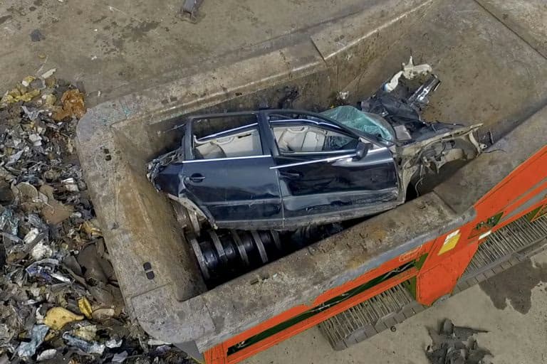 ARJES Titan 950: мобильный двухвальный шредер для автолома и металла — фото 6