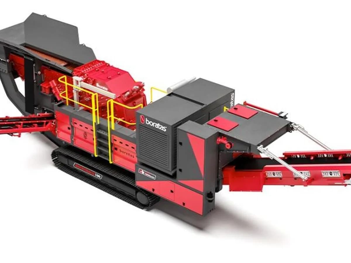 Boratas Rocktrack BPK100 Hybrid — оборудование для переработки отходов