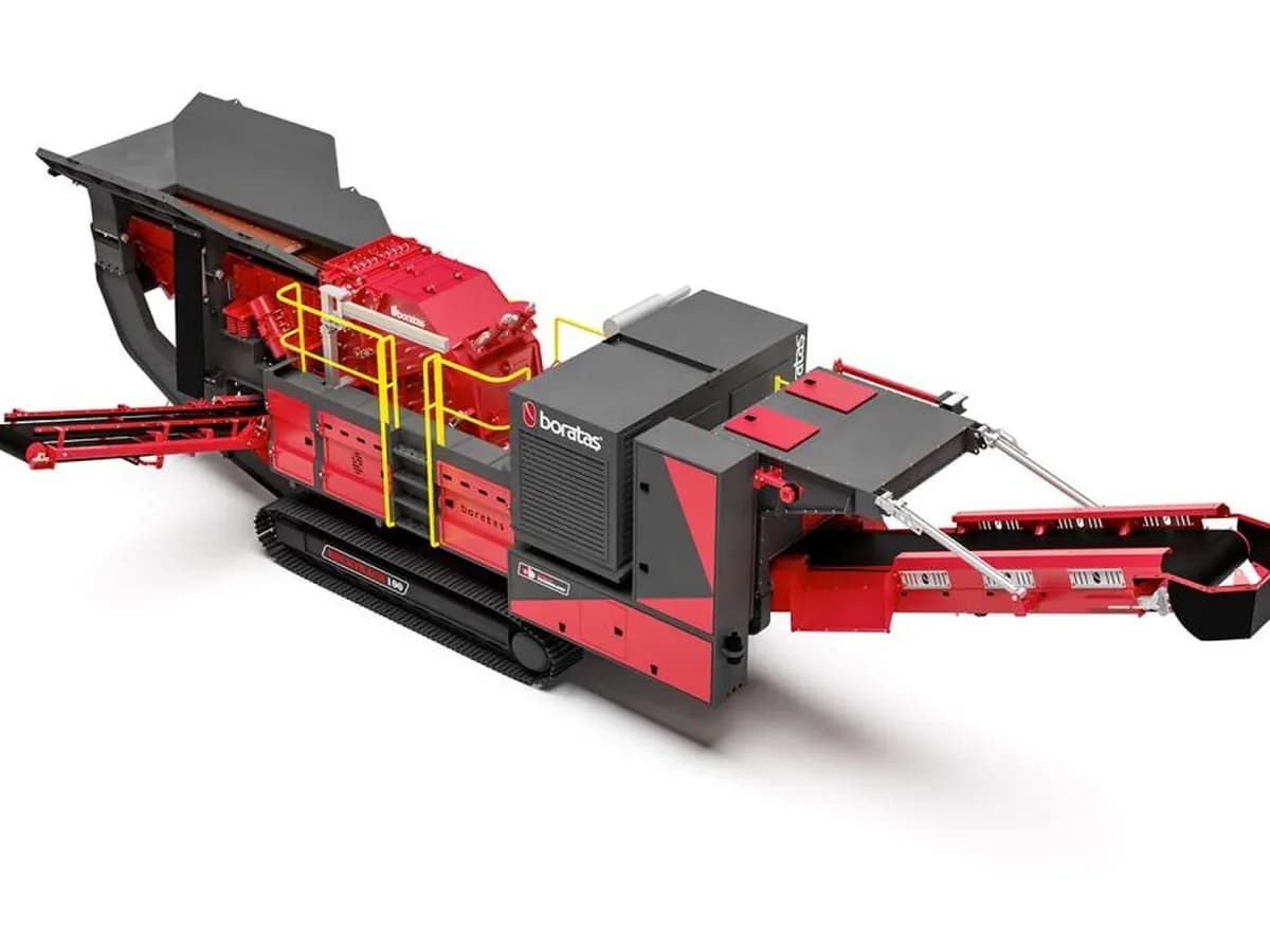 Boratas Rocktrack BPK100 — оборудование для переработки отходов
