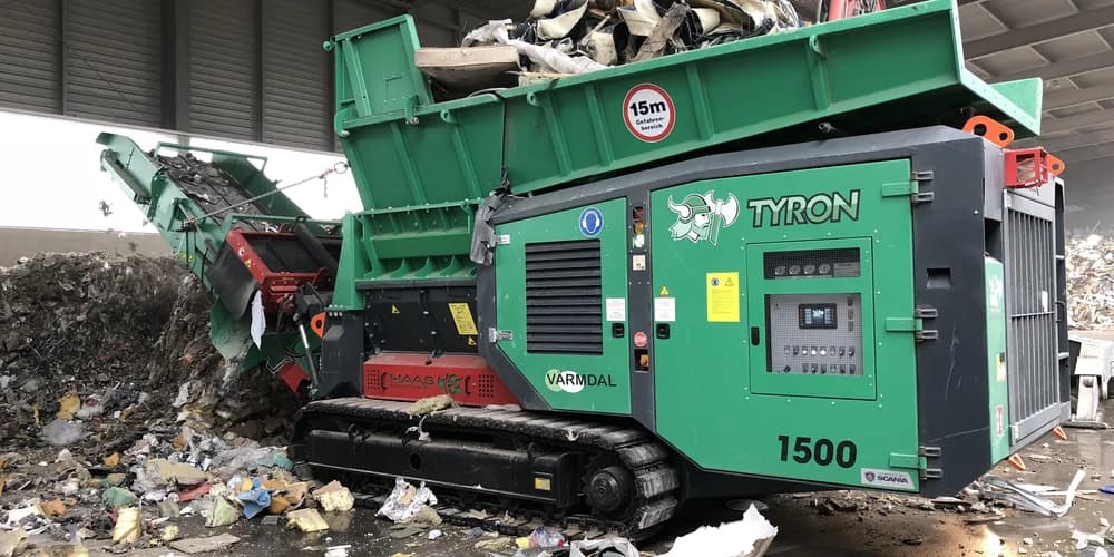 HAAS TYRON 1500 — Измельчители для переработки отходов