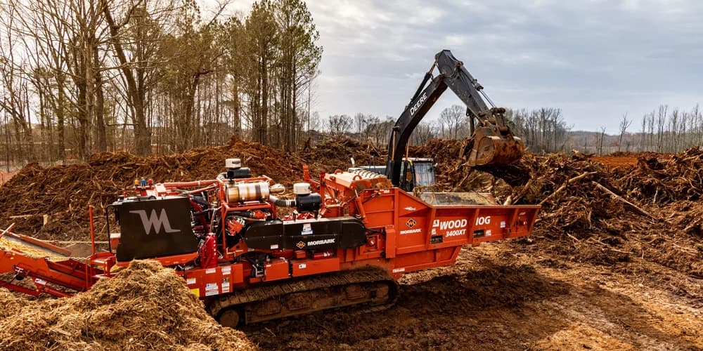MORBARK 3400X Wood Hog Horizontal Grinder — Грайндеры для переработки отходов