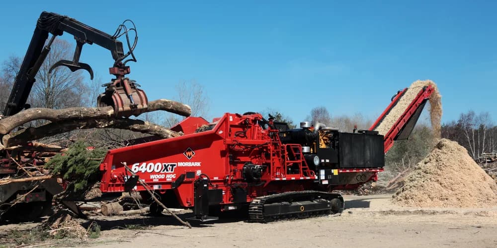 MORBARK 6400X Wood Hog Horizontal Grinder — Грайндеры для переработки отходов