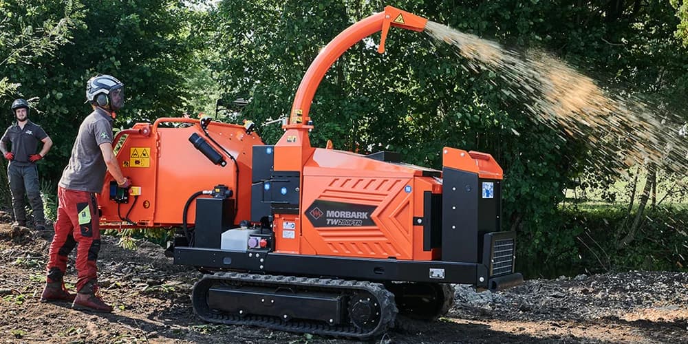 MORBARK TW 280FTR Track Brush Chipper — Щепорезы для переработки отходов