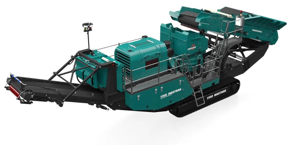 PowerScreen 1150 Maxtrak — Мобильные ДСУ для переработки отходов