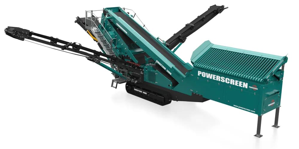 PowerScreen Chieftain 1400 — Мобильные сортировочные установки для переработки отходов