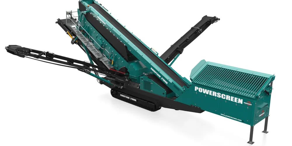 PowerScreen Chieftain 2100X — Мобильные сортировочные установки для переработки отходов