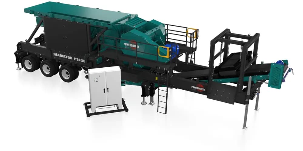 PowerScreen Gladiator PT450 — Мобильные ДСУ для переработки отходов