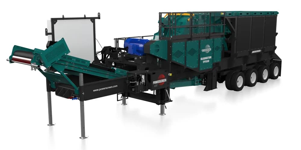 PowerScreen Gladiator TP550 — Мобильные ДСУ для переработки отходов