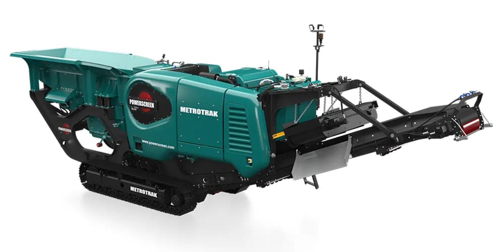 PowerScreen Metrotrak — Мобильные ДСУ для переработки отходов