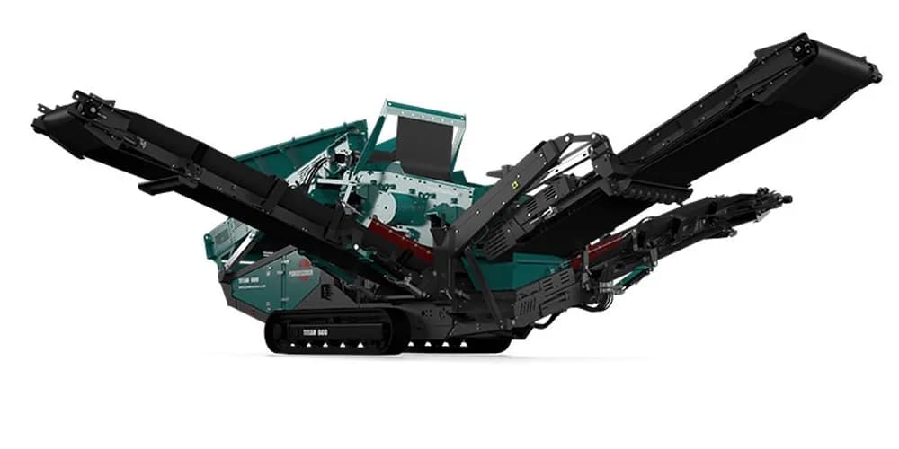 PowerScreen Titan 600 — Мобильные сортировочные установки для переработки отходов