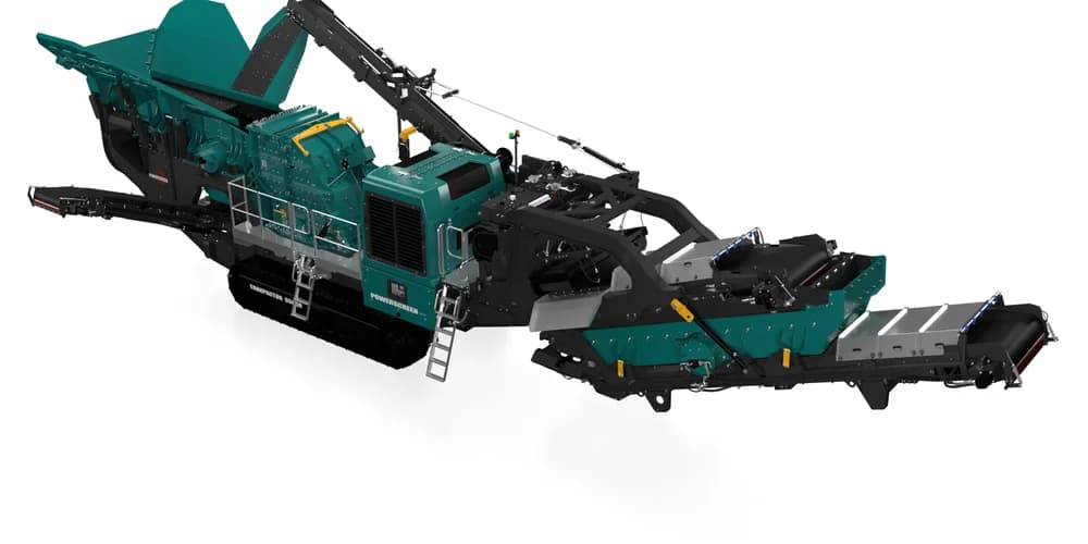 PowerScreen Trakpactor 550SR — Мобильные ДСУ для переработки отходов