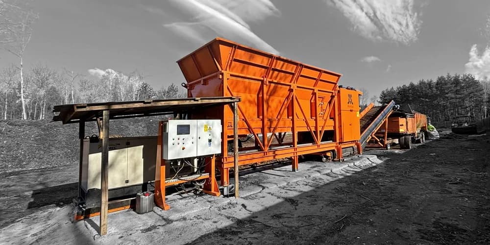 PRONAR RWO 1300 — Вскрытие мешков и кип для переработки отходов