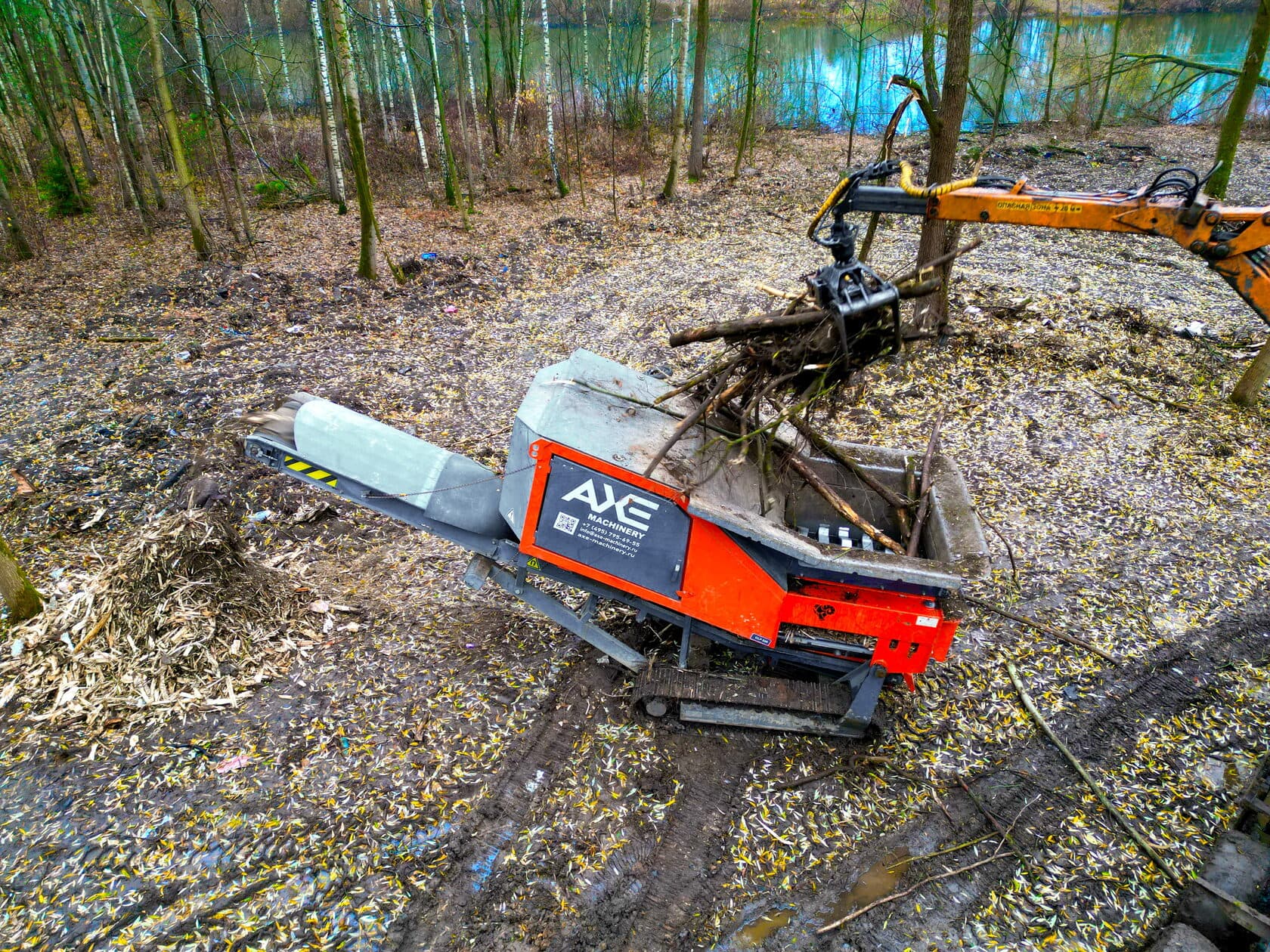 Аренда дробилок, измельчителей и шредеров от AXE Machinery
