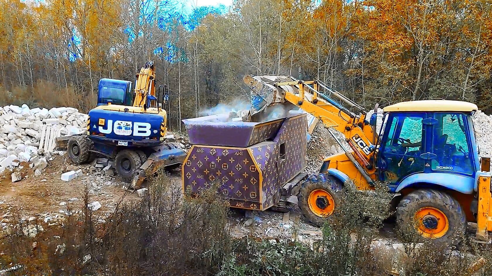Дробилка AXE K600 Piranha в аренде у клиента — фото 2