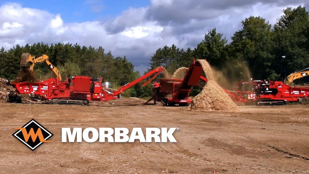 Видео: Поставка дробилки Morbark 3400 XT на предприятие