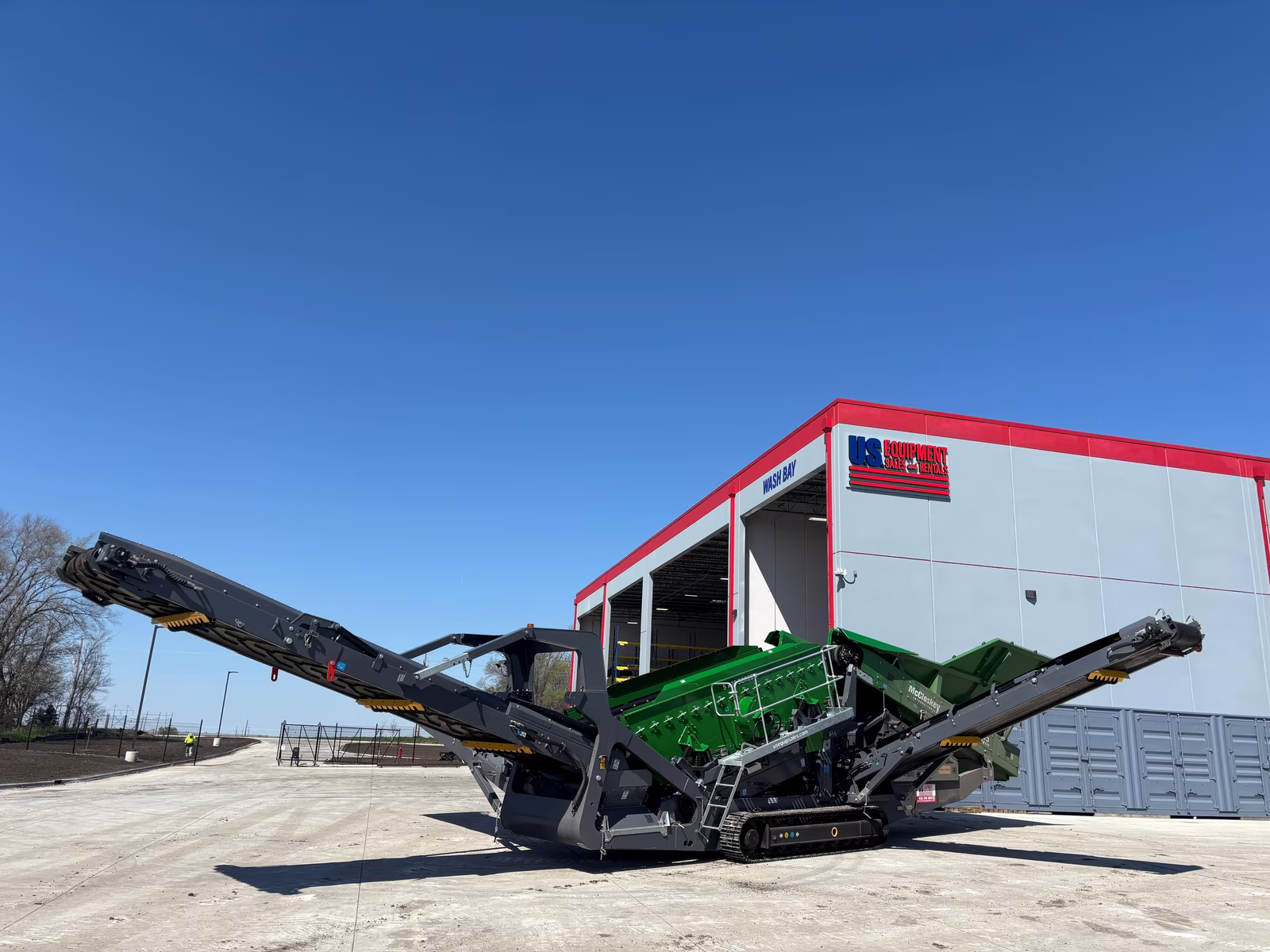 McCloskey R155 — тяжёлый скальпер в работе
