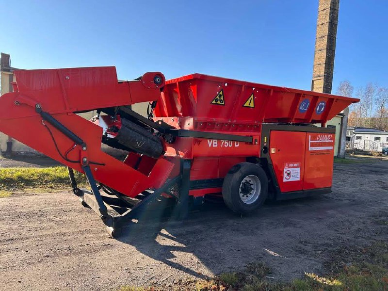 Hammel VB 750 D — двухвальный медленноходный шредер — миниатюра 3