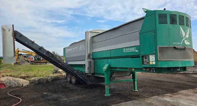 Komptech Cribus 2800E —  гибрид! мобильный барабанный грохот — миниатюра 5